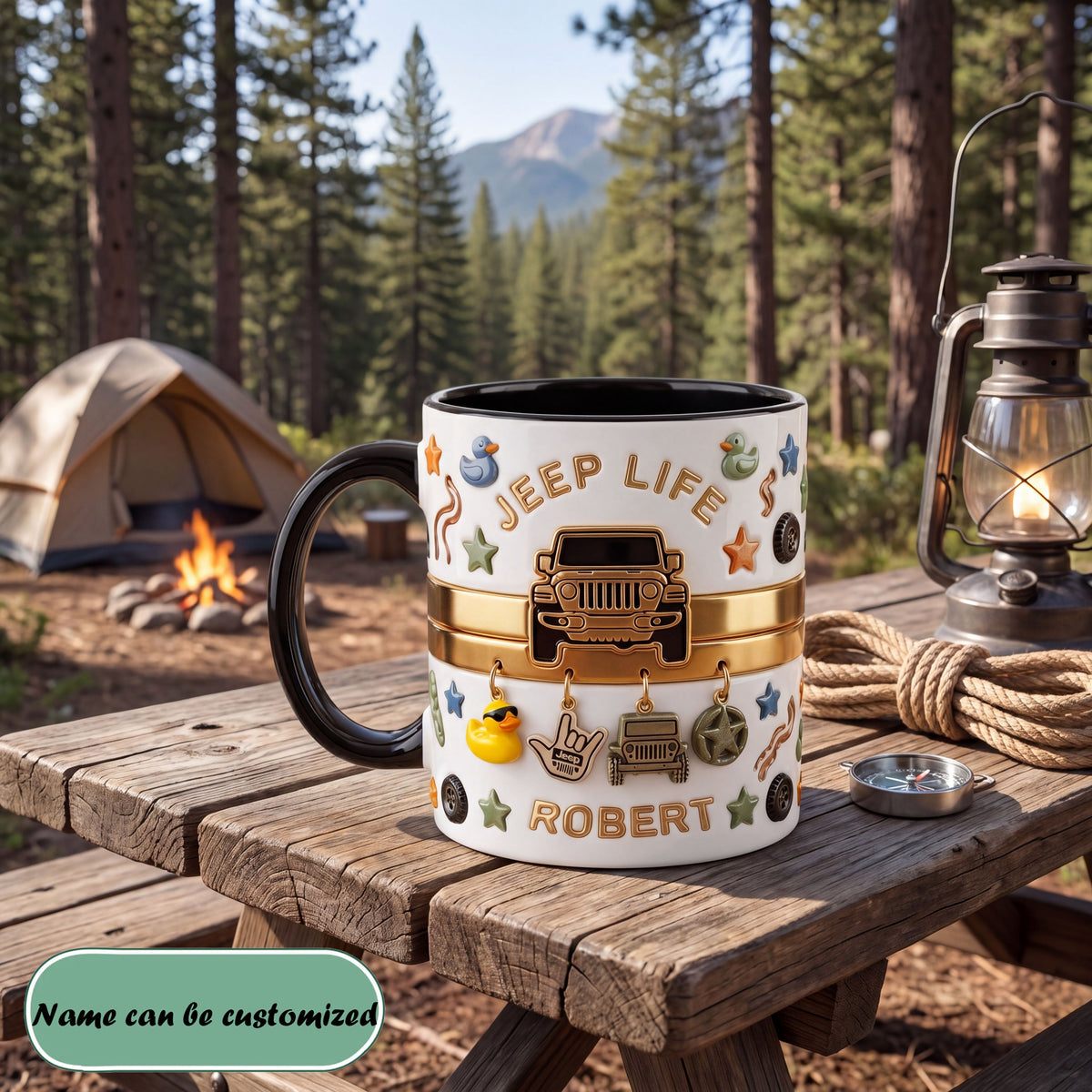Jeep Life Personalized Coffee Mug DN1408261639