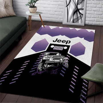 One Jeep Area Rug Can Change Your Life Purple Offroad Adventure TS04