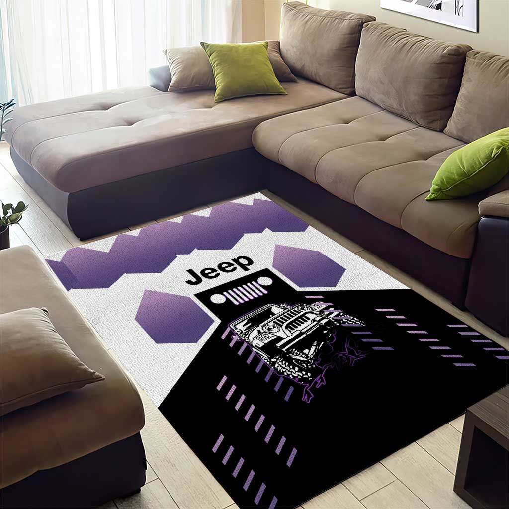 One Jeep Area Rug Can Change Your Life Purple Offroad Adventure TS04