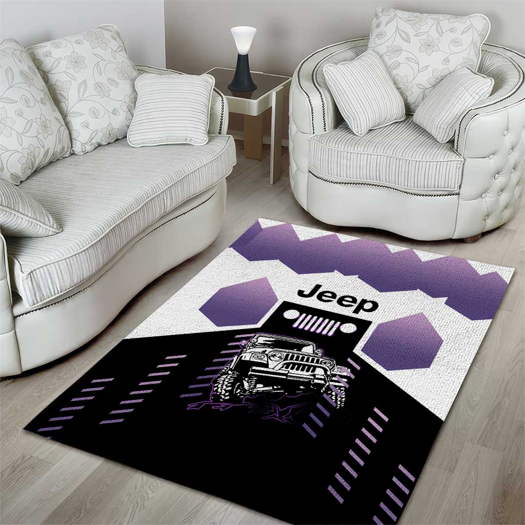 One Jeep Area Rug Can Change Your Life Purple Offroad Adventure TS04