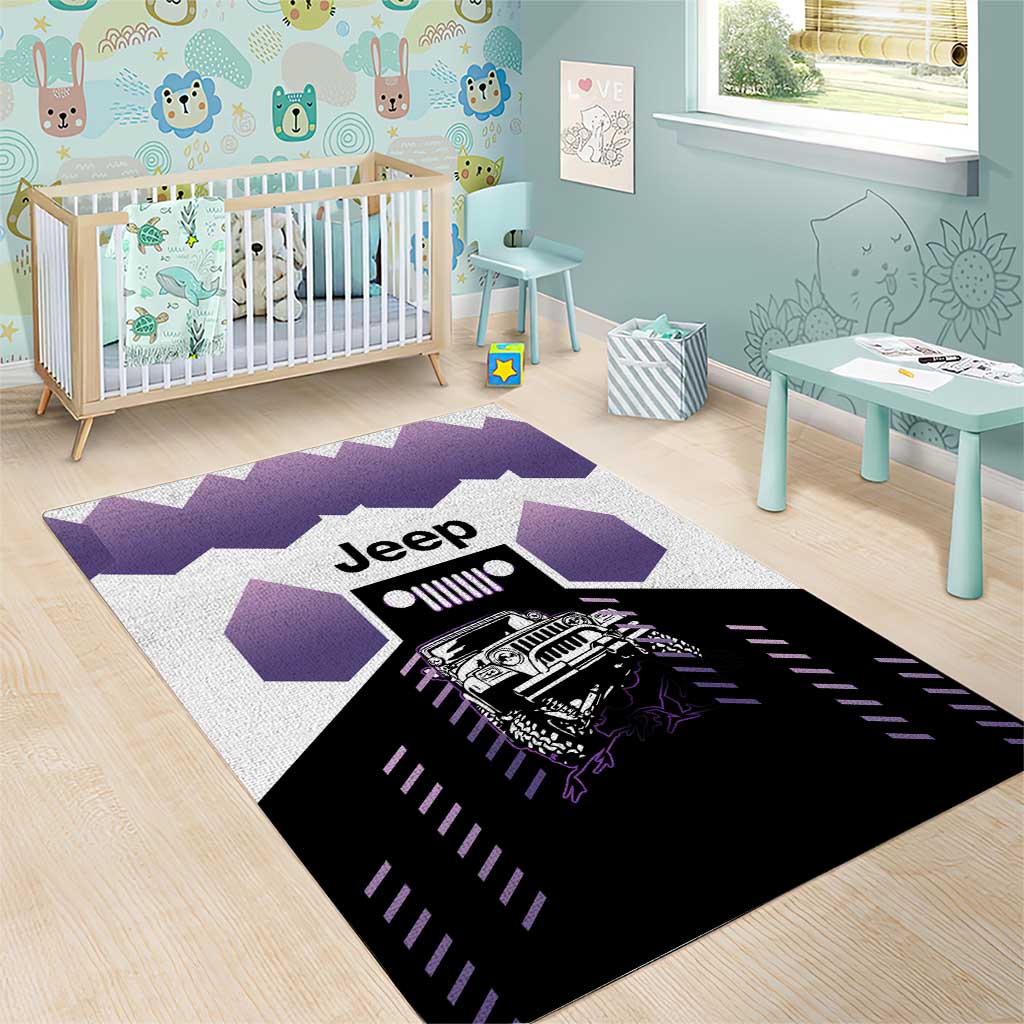 One Jeep Area Rug Can Change Your Life Purple Offroad Adventure TS04