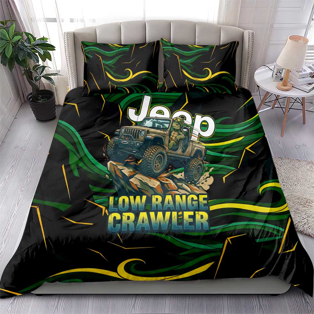 Adventure Turtle Jeep Off-Road Bedding Set Bold Graphic Terrain Camo Style