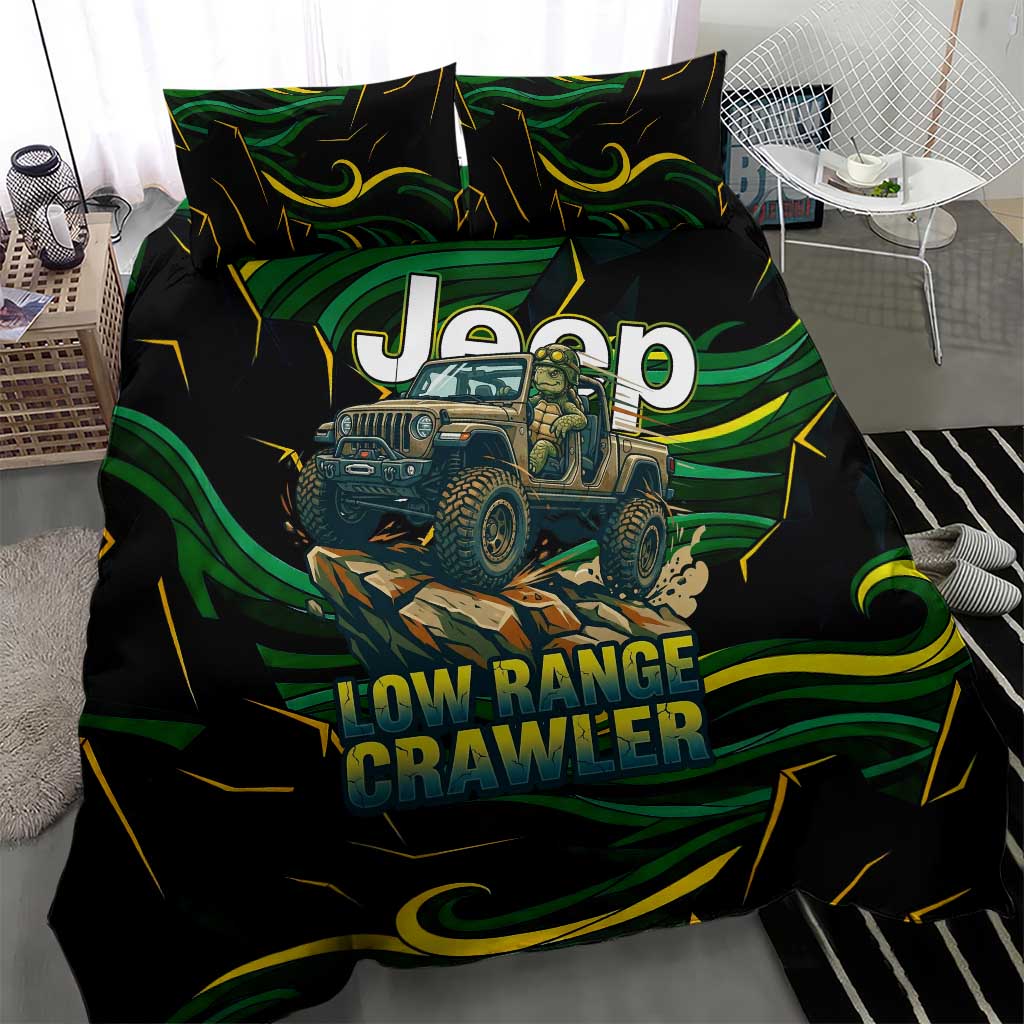 Adventure Turtle Jeep Off-Road Bedding Set Bold Graphic Terrain Camo Style