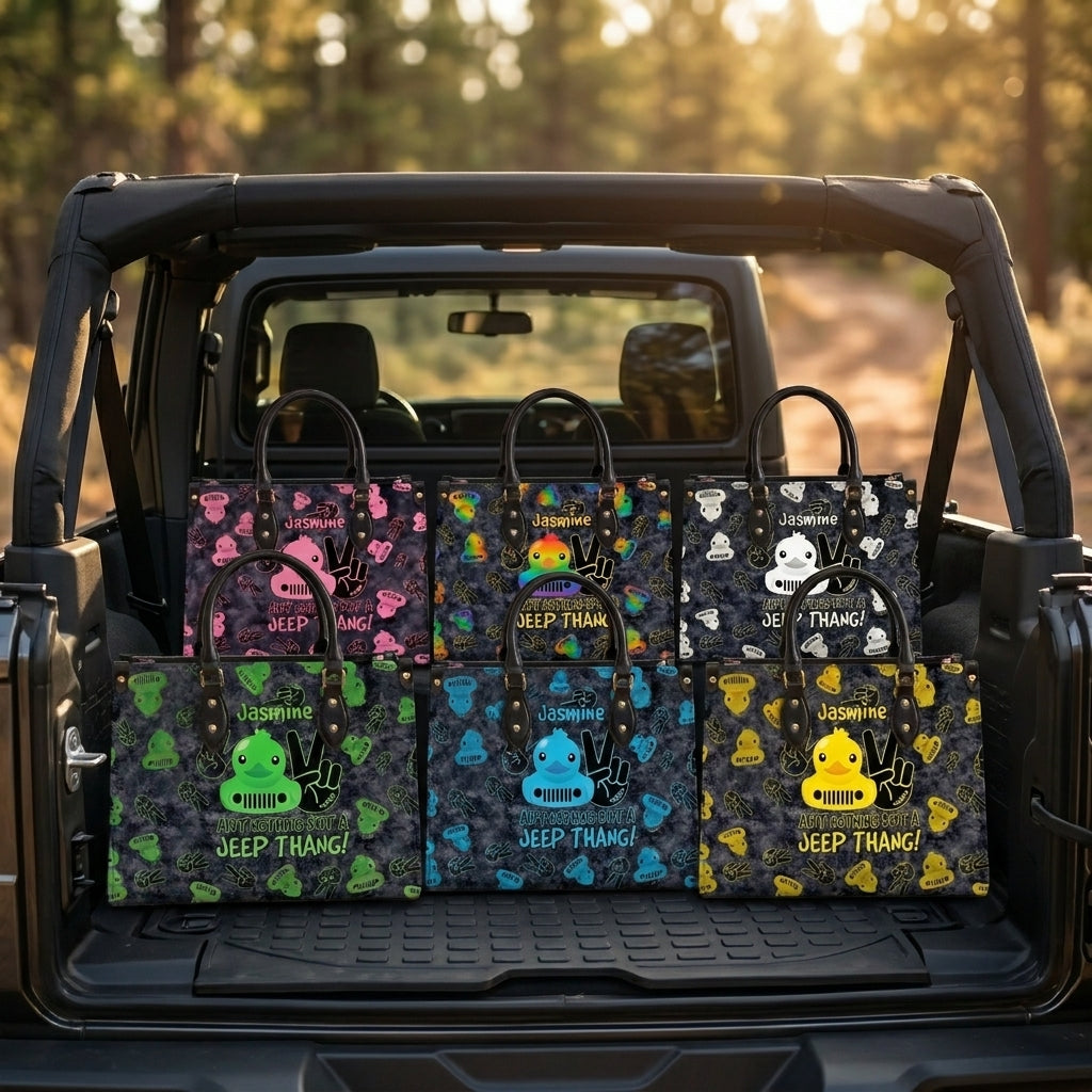[Free delivery] Jeep Thang Personalized Leather Bag + Free Matching Wallet TN2407261658
