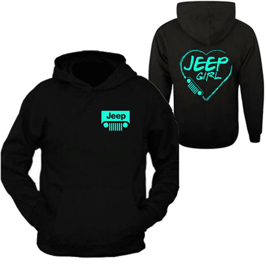 Jeep Girl Heart Hoodie All Sizes - image 3