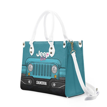 Jeep Girl Mutilcolor Grille Personalized Leather Handbag TN2407261602