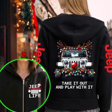 Jeep Life Merry Christmas Hoodie Supler Store