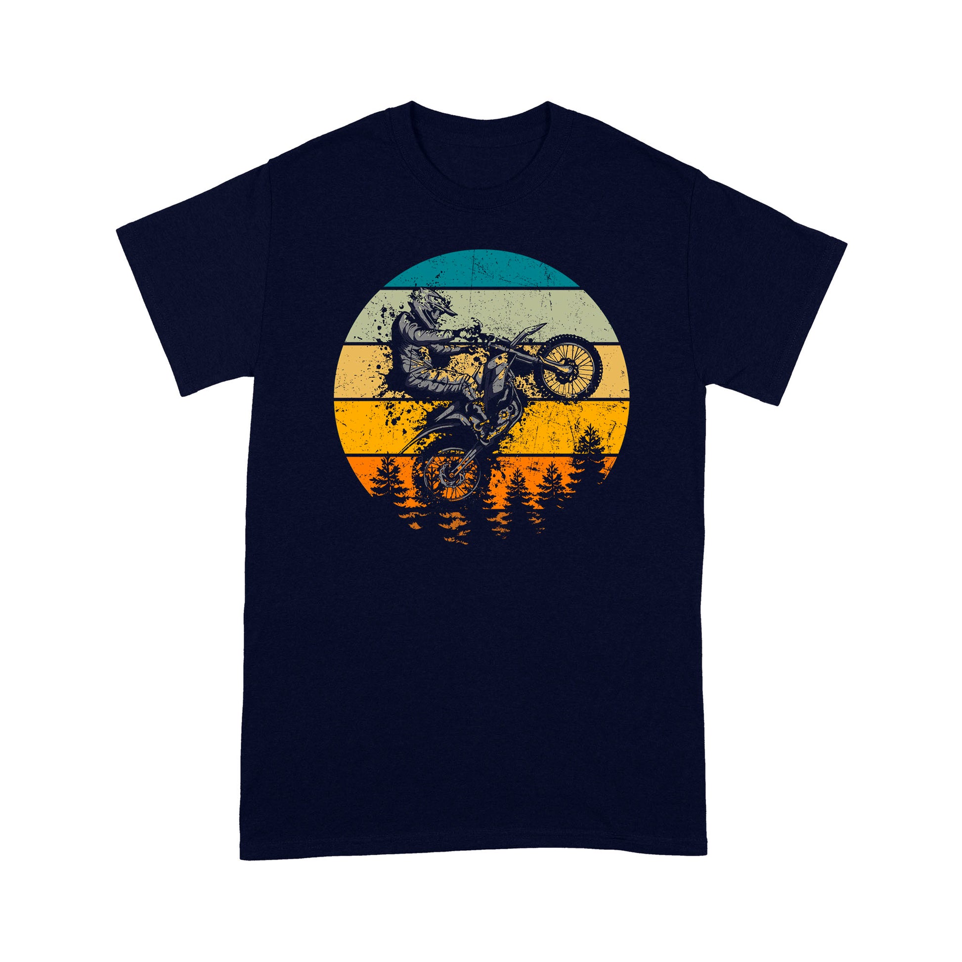 litzzy Motorcycle racing - Motorcycle T-Shirt | Made in US T-Shirt S Navy 
