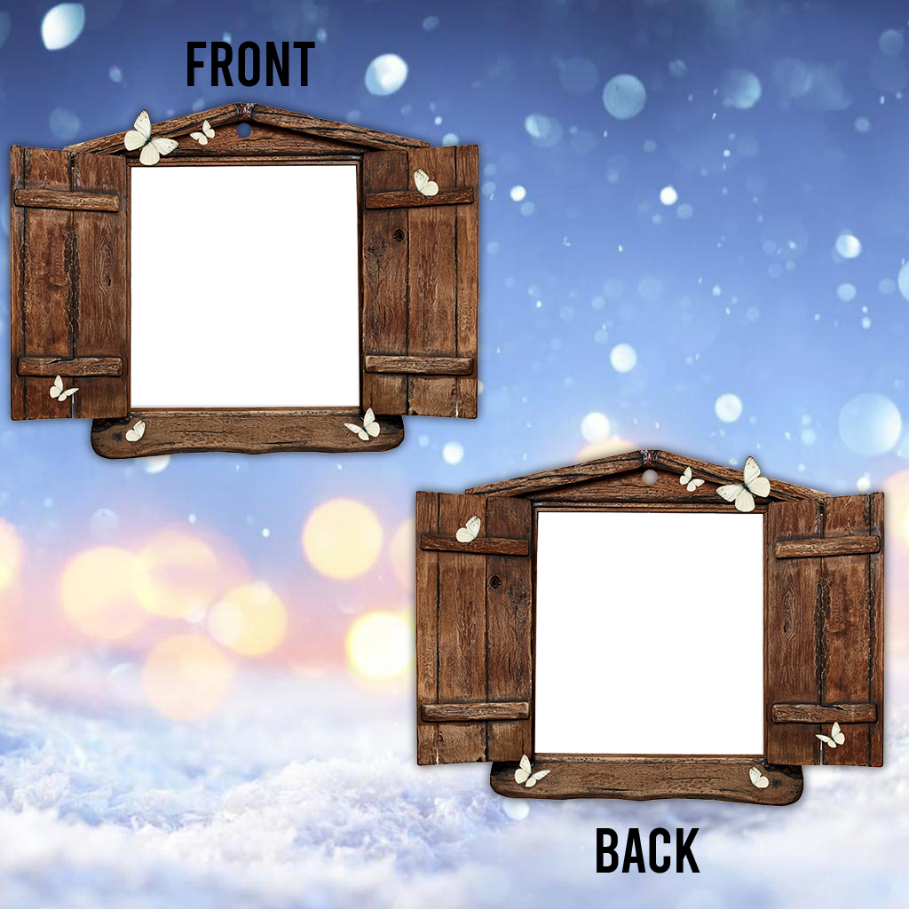 litzzy Personalized Christmas Couple Ornament - Custom Ornament Love Gift - God Knew My Heart -Litzzy Design Ornament   