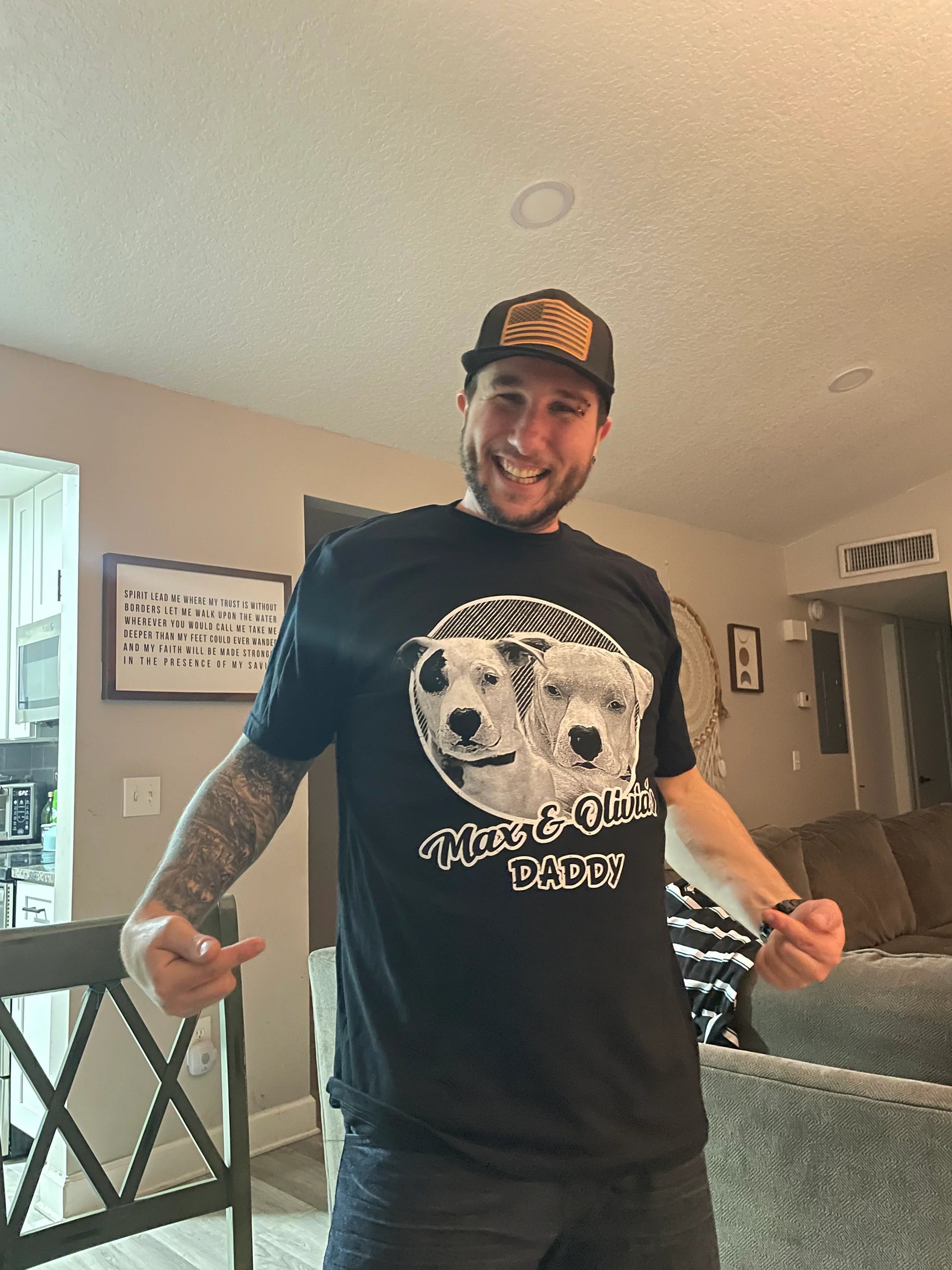 litzzy Personalized Dog Shirts For Humans, Custom Dog Tshirt, Sweatshirt, Hoodie For Humans, Gift For Dog Lover T-shirt   