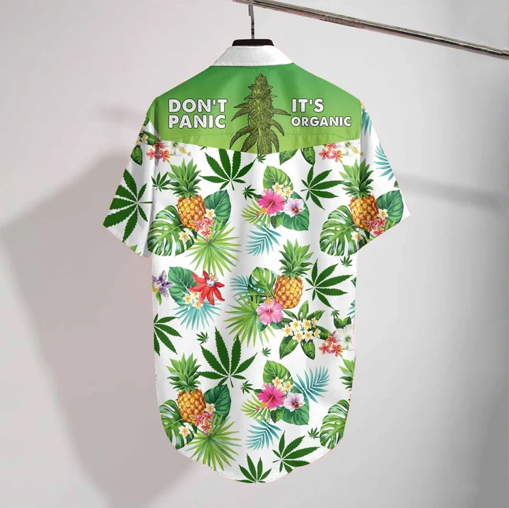 litzzy Cool Weed Tropical Forest Design Hawaiian Shirt - Aloha shirt Hawaiian Hawaii Shirt For Summer Hawaii Shirt   