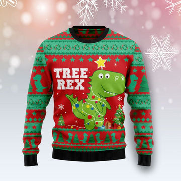litzzy T-rex Tree Christmas T810 Ugly Christmas Sweater -  Best Gift For Christmas, Noel Malalan - Christmas Signature sweater   