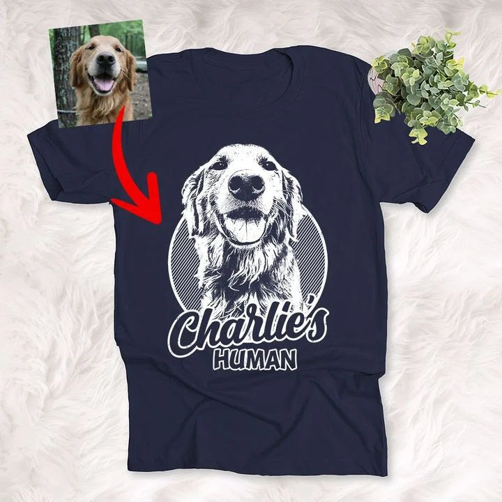 litzzy Personalized Dog Shirts For Humans, Custom Dog Tshirt, Sweatshirt, Hoodie For Humans, Gift For Dog Lover T-shirt   