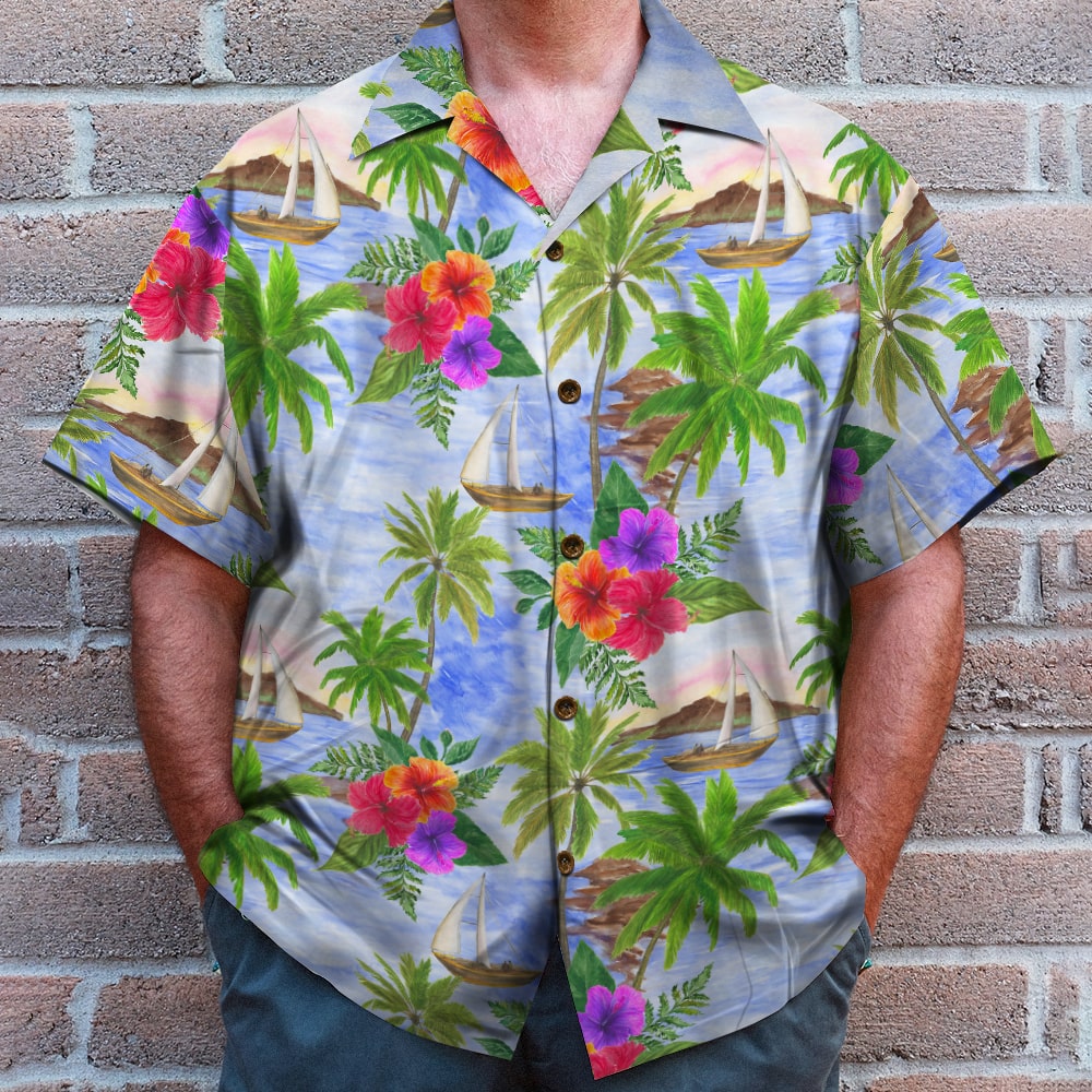 litzzy Personalized Beach Couple Hawaiian Shirt - I Want To Hold Your Hand At 80 & Say: "Baby Let's Go To The Beach" Hawaiian Shirt For Men, Woman, Litzzy Aloha Shirt Hawaiian Shirt   