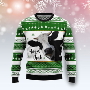 litzzy Cow Herd That TY2910 Ugly Christmas Sweater -  Best Gift For Christmas, Noel Malalan - Christmas Signature sweater   