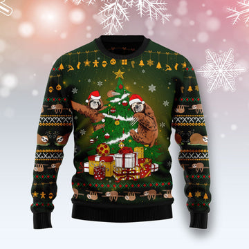 litzzy Sloth Christmas Tree TY3010 Ugly Christmas Sweater -  Best Gift For Christmas, Noel Malalan - Christmas Signature sweater   