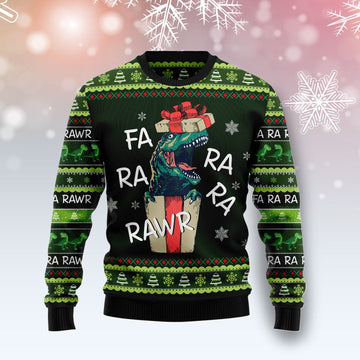 litzzy Dinosaur Gift Farararawr TY0211 Ugly Christmas Sweater -  Best Gift For Christmas, Noel Malalan - Christmas Signature sweater   