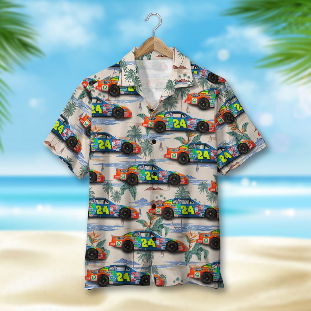 litzzy Custom Racing Photo Hawaiian Shirt, Seamless Tree Pattern, Summer Gift 3 Hawaiian Shirt For Men, Woman, Litzzy Aloha Shirt Hawaii Shirt   