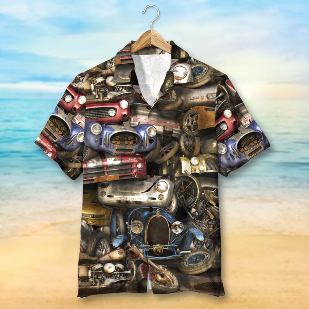 litzzy Classic Car Hawaiian Shirt, Aloha Shirt - Gift For Car Lovers Hawaiian Shirt For Men, Woman, Litzzy Aloha Shirt Hawaii Shirt   