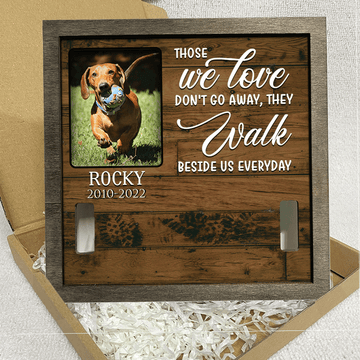 litzzy A Dachshund Pet Picture Frames Memorial Dog hardest to say goodbye Dog Lover Gift, Memorial Gifts Pet Picture Frame   