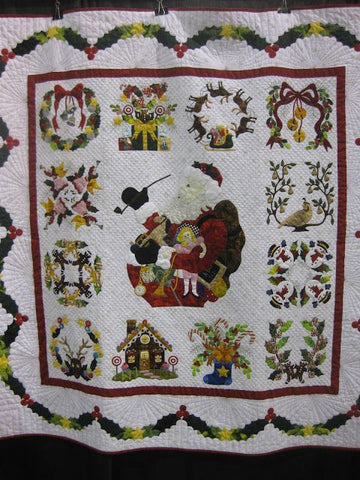 litzzy 12 Days Of Christmas CLA2011001Q Fleece Blanket Quilt Blanket   