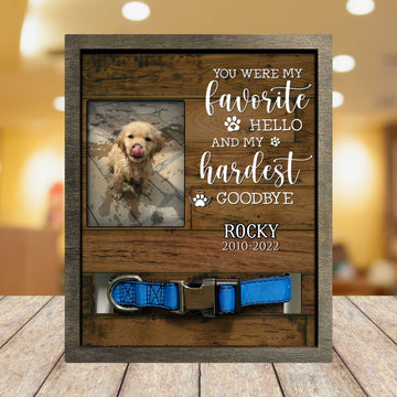 litzzy Golden Retriever Memorial Gift Decor, Dog Picture Frame, Dog Picture Frame, For Loss Of Pet Pet Picture Frame Style 2 8.7 x 10.6 