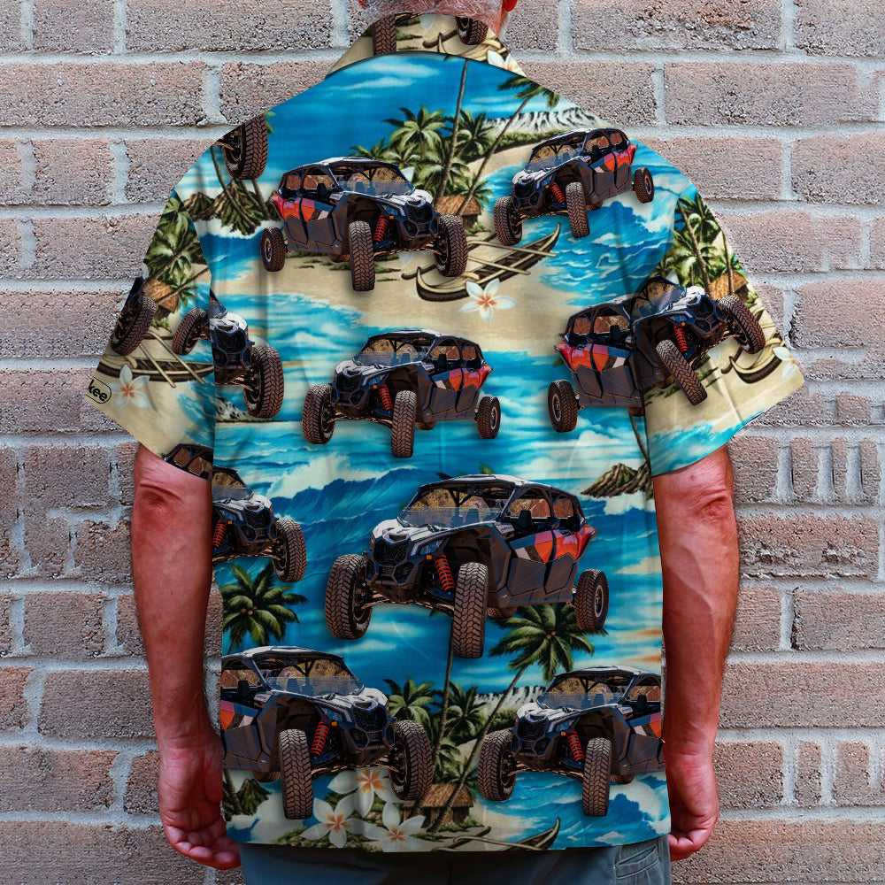 litzzy Custom UTV Hawaiian Shirt and Men Beach Shorts, Gift For UTV Lovers, Beach Pattern Hawaiian Shirt For Men, Woman, Litzzy Aloha Shirt Hawaii Shirt   