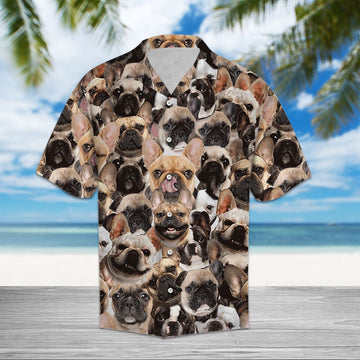 litzzy French Bulldog Awesome D0207 - Hawaii Shirt Hawaii Shirt   