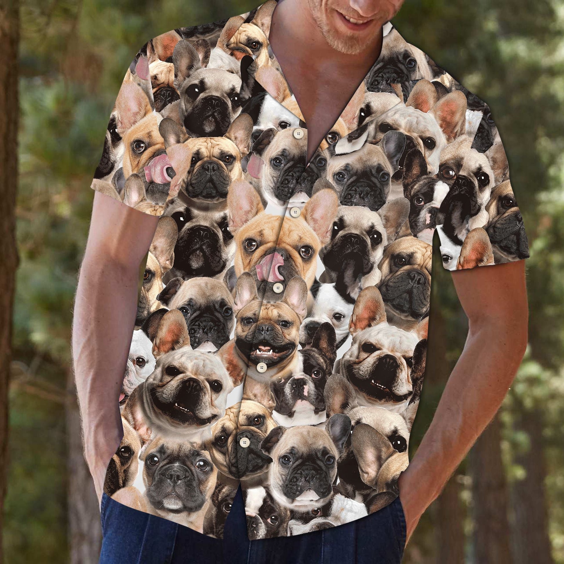 litzzy French Bulldog Awesome D0207 - Hawaii Shirt Hawaii Shirt   