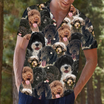 litzzy Portuguese Water Dog Awesome D0207 - Hawaii Shirt Hawaii Shirt   