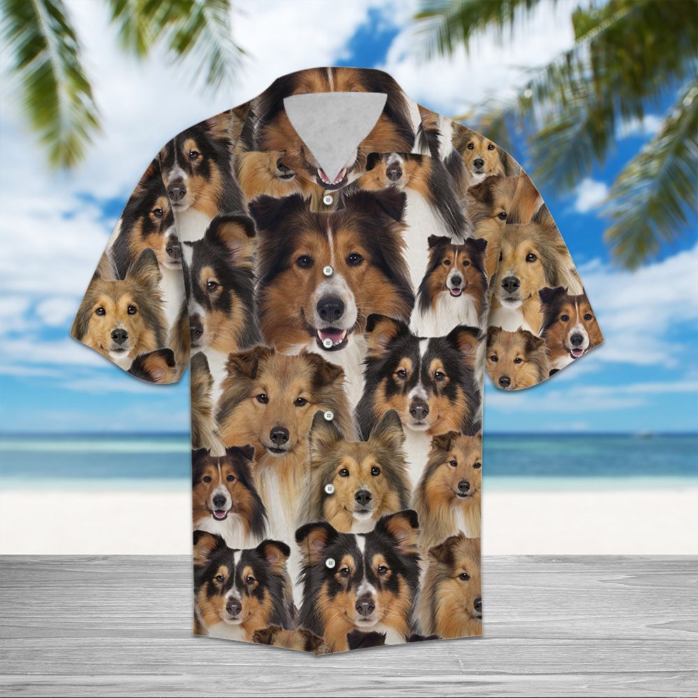 litzzy Shetland Sheepdog Awesome D0207 - Hawaii Shirt Hawaii Shirt   