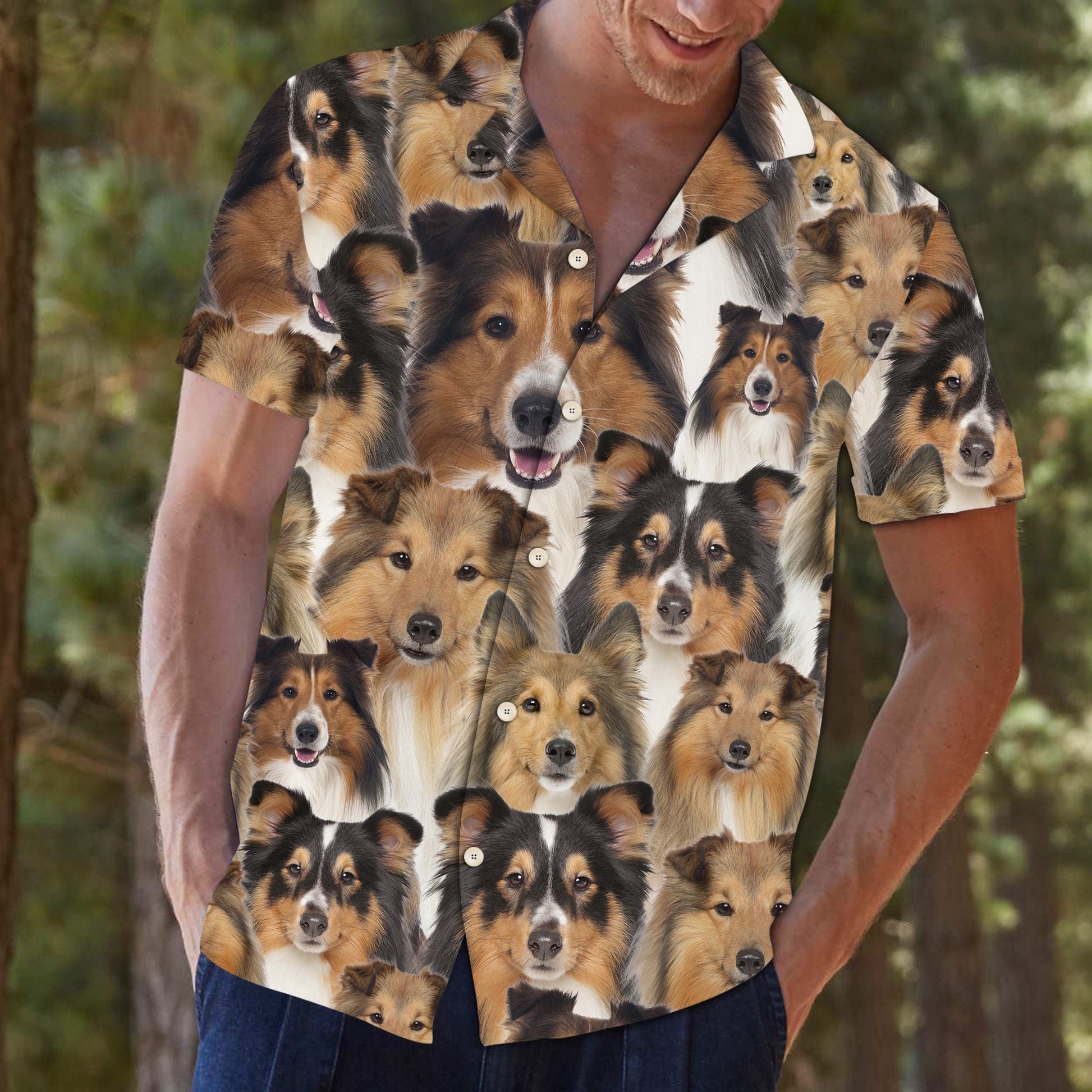 litzzy Shetland Sheepdog Awesome D0207 - Hawaii Shirt Hawaii Shirt   