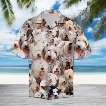 litzzy Old English Sheepdog Awesome D0207 - Hawaii Shirt Hawaii Shirt   