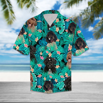 litzzy Portuguese Water Dog Tropical T0807 - Hawaii Shirt Hawaii Shirt   