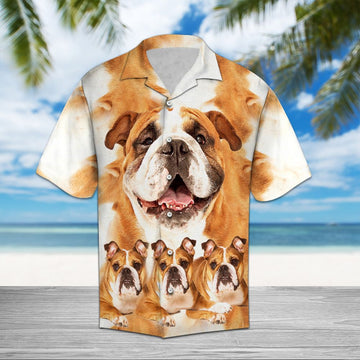 litzzy Bulldog Great D0807 - Hawaii Shirt Hawaii Shirt   