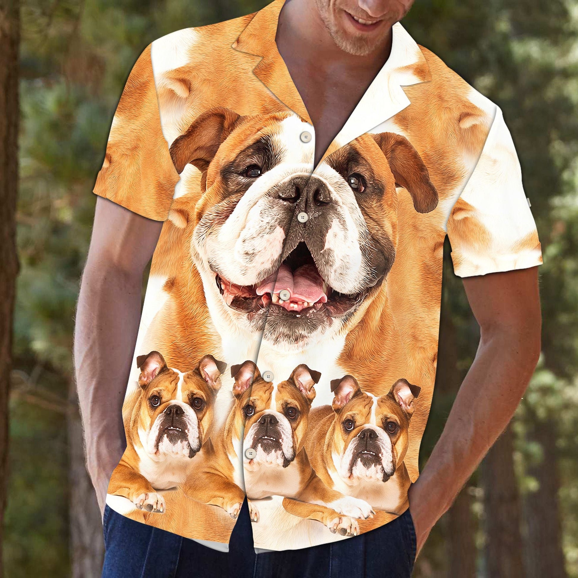 litzzy Bulldog Great D0807 - Hawaii Shirt Hawaii Shirt   