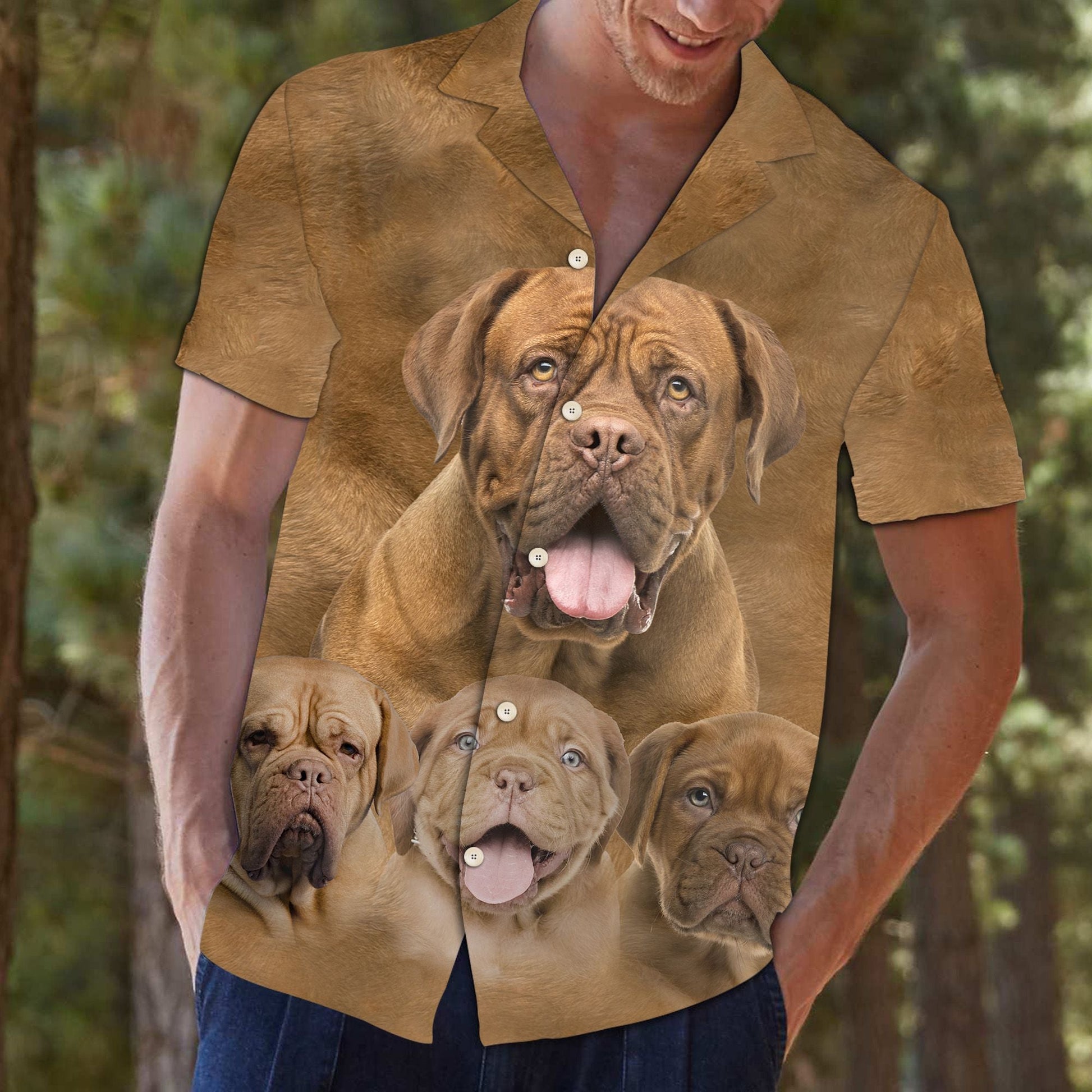 litzzy Dogue de Bordeaux Spaniel Great D0807 - Hawaii Shirt Hawaii Shirt   