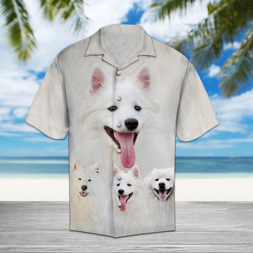 litzzy American Eskimo Dog Great D0807 - Hawaii Shirt Hawaii Shirt   