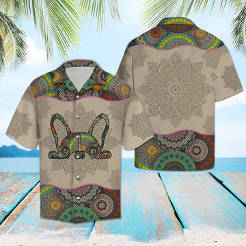 litzzy French Bulldog Mandala G5708- Hawaii Shirt Hawaii Shirt   