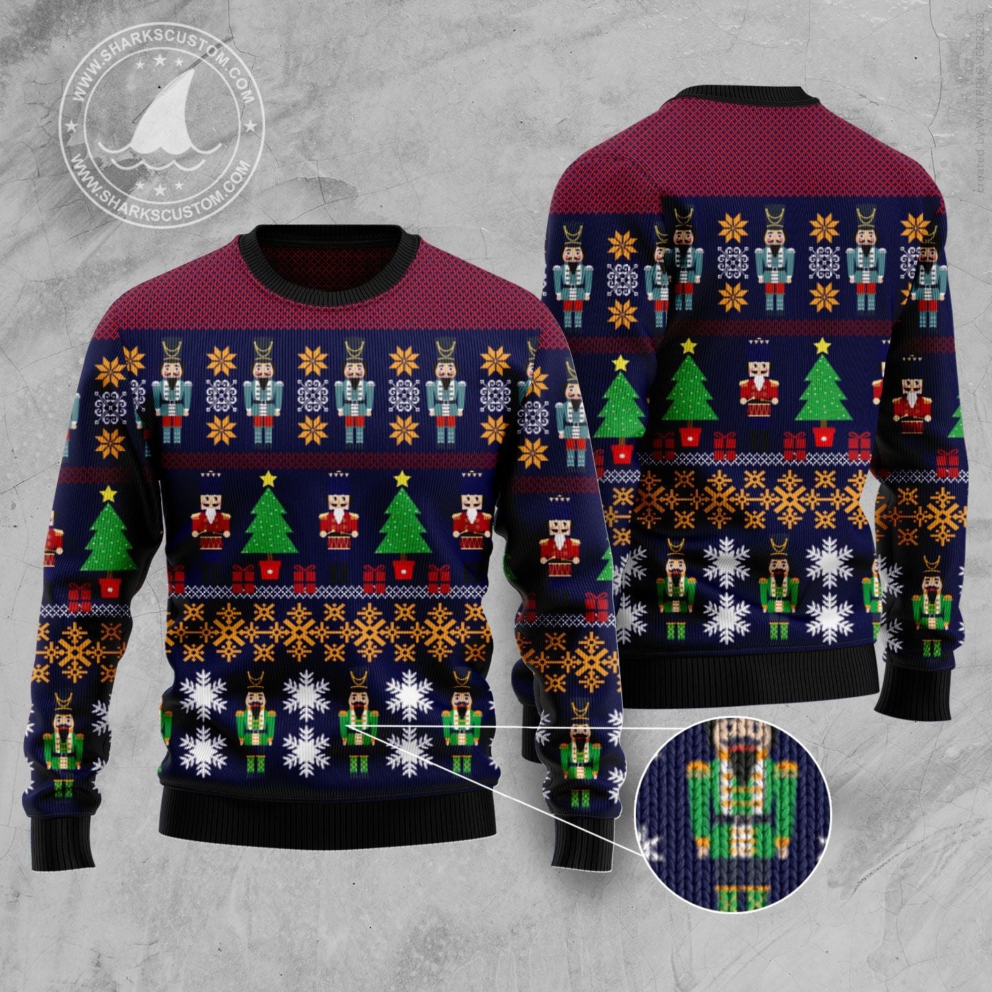 litzzy Nutcracket HZ92408 Ugly Christmas Sweater -  Best Gift For Christmas, Noel Malalan - Christmas Signature sweater   