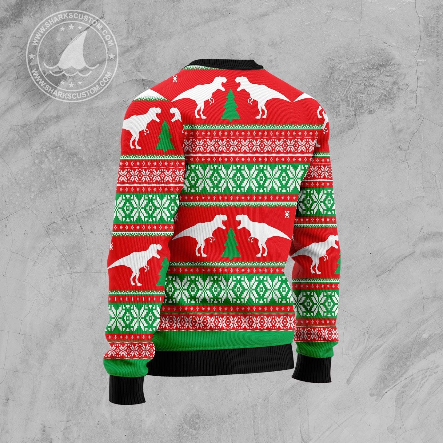 litzzy T-rex Tree Christmas T239 Ugly Christmas Sweater -  Best Gift For Christmas, Noel Malalan - Christmas Signature sweater   