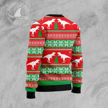 litzzy T-rex Tree Christmas T239 Ugly Christmas Sweater -  Best Gift For Christmas, Noel Malalan - Christmas Signature sweater   