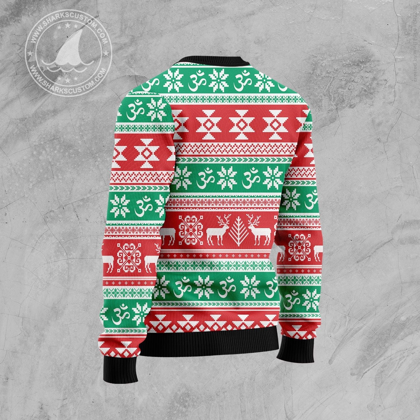 litzzy Flamingo Yoga Christmas T239 Ugly Christmas Sweater -  Best Gift For Christmas, Noel Malalan - Christmas Signature sweater   