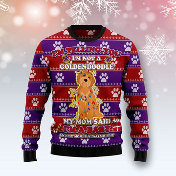 litzzy Goldendoodle Baby Christmas T249 Ugly Christmas Sweater -  Best Gift For Christmas, Noel Malalan - Christmas Signature sweater   