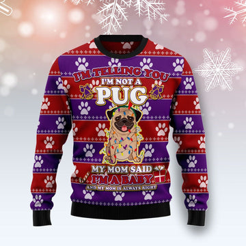 litzzy Pug Baby Christmas T249 Ugly Christmas Sweater -  Best Gift For Christmas, Noel Malalan - Christmas Signature sweater   