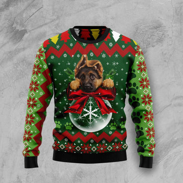 litzzy German Shepherd Christmas T249 Ugly Christmas Sweater -  Best Gift For Christmas, Noel Malalan - Christmas Signature sweater   