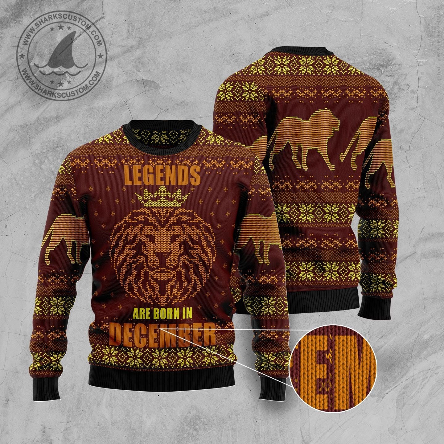 litzzy Legends December T259 Ugly Christmas Sweater -  Best Gift For Christmas, Noel Malalan - Christmas Signature sweater   