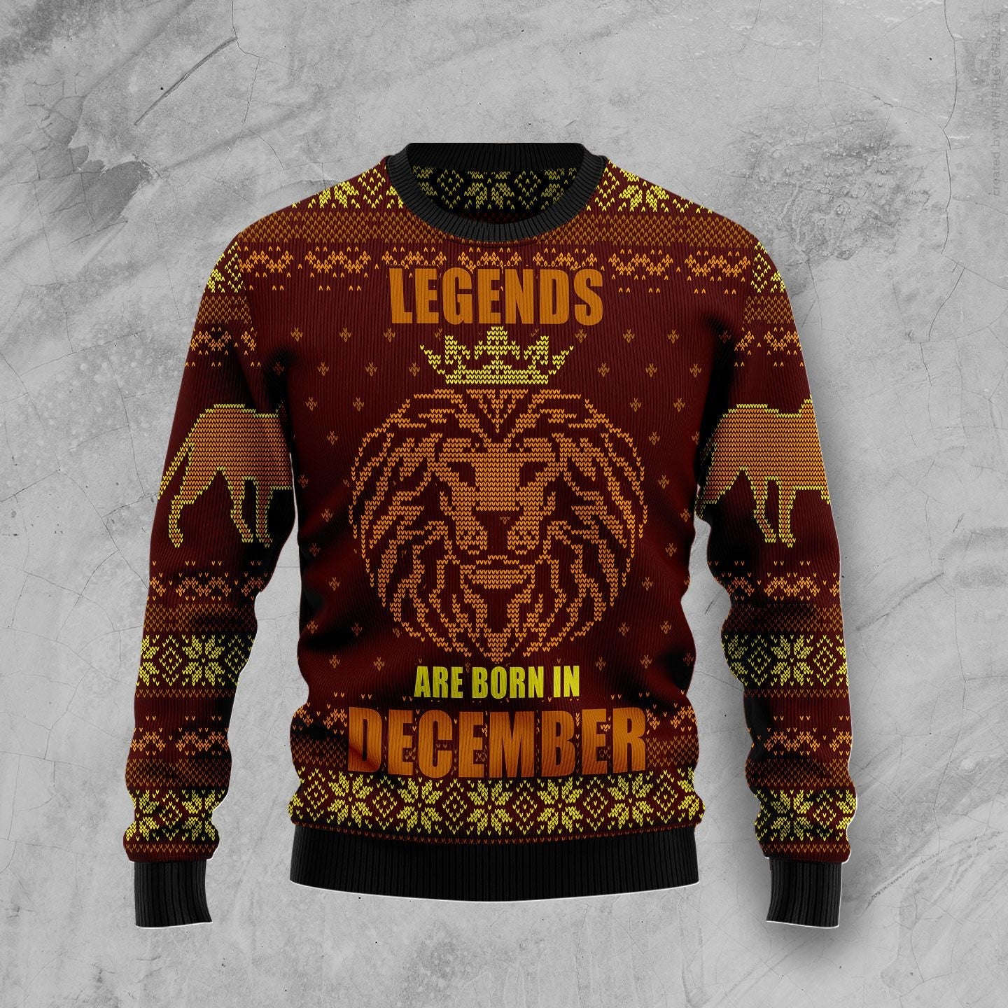 litzzy Legends December T259 Ugly Christmas Sweater -  Best Gift For Christmas, Noel Malalan - Christmas Signature sweater   