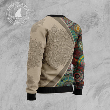 litzzy Wisconsin Mandala HZ92513 Ugly Christmas Sweater -  Best Gift For Christmas, Noel Malalan - Christmas Signature sweater   