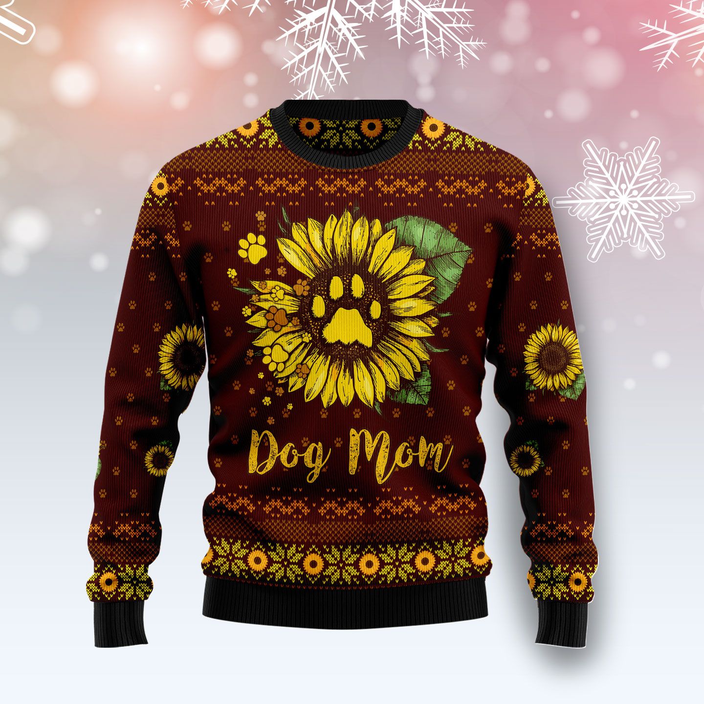 litzzy Dog Mom T289 Ugly Christmas Sweater -  Best Gift For Christmas, Noel Malalan - Christmas Signature sweater   